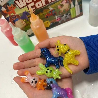 Wassermalbuch – Folge den Linien! Malen Sie mit Wasser durch Regenbögen und die Natur, wiederverwendbar (8 Seiten, 6–24 Monate)