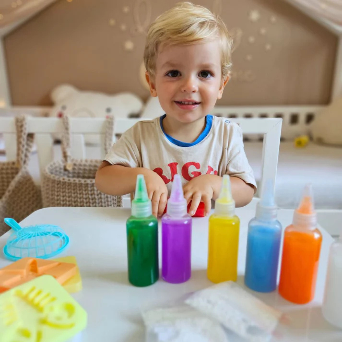 Magic Water Elf with GLITTER | Ocean World | 8 and 16 colors | for children 3+