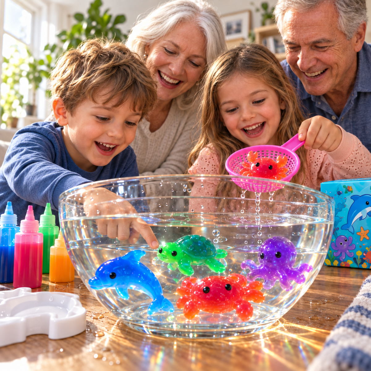 Magic Water Squishies – Creative 3D Figure Making Kit | 3+ Years