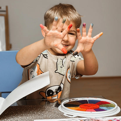 Livre de coloriage d'art à empreintes digitales (3 ans et plus)