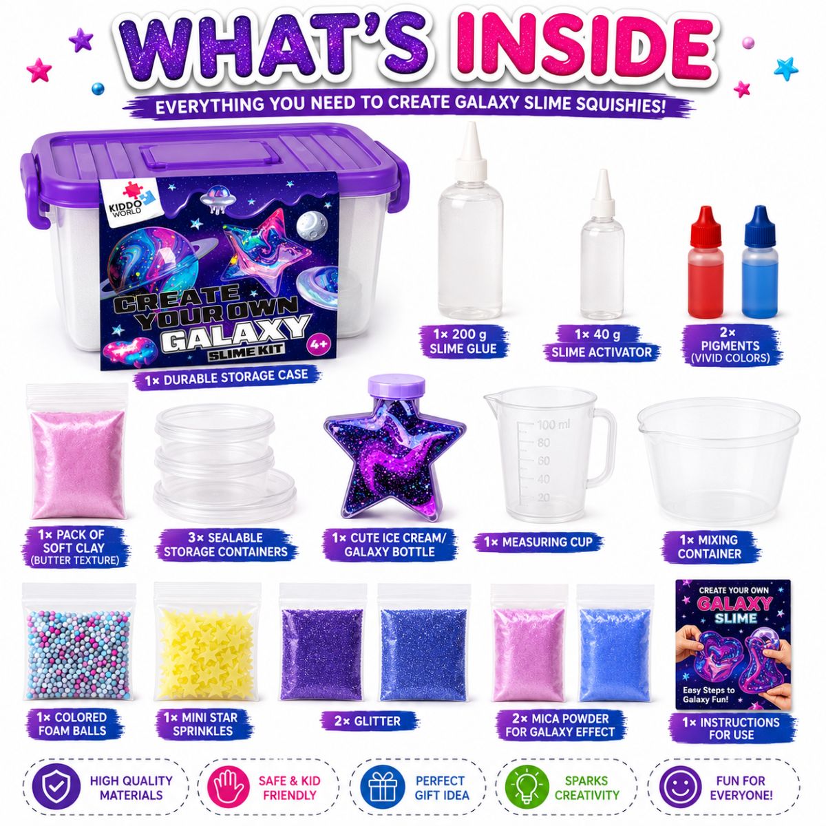 DIY Slime Squishies – Galaxy (4+ years)