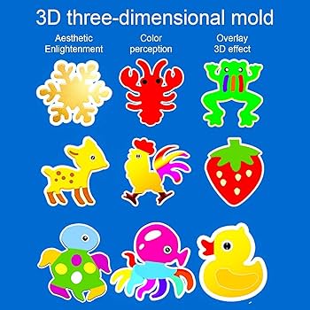 NEW: Set of 6 New Molds for Magical 3D Figures