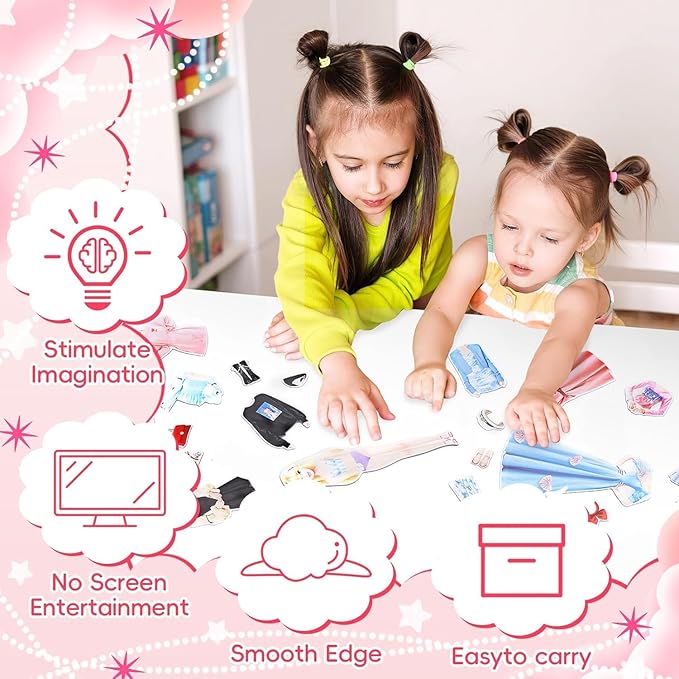 Magnetic Princess Dress Up Baby – The Ultimate Creative Toy for Little Fashion Designers!