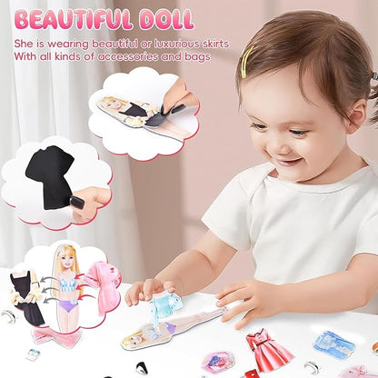 Magnetic Princess Dress Up Baby – The Ultimate Creative Toy for Little Fashion Designers!