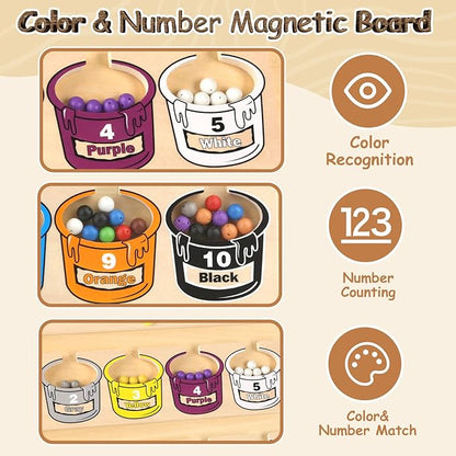 Montessori Magnetic Color Matching Board