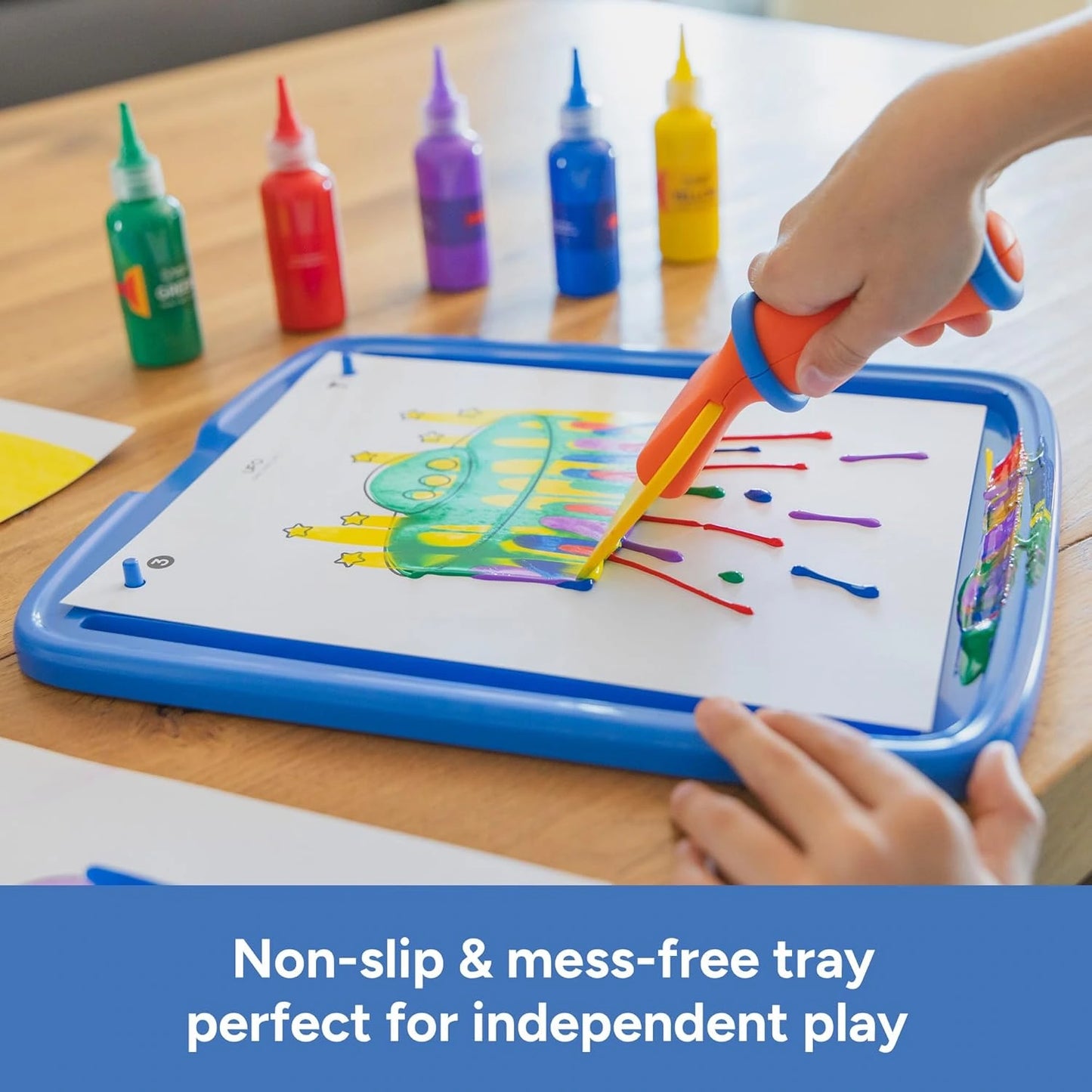 Squeegee Art – Mess-Free Painting Kit for Kids 5+