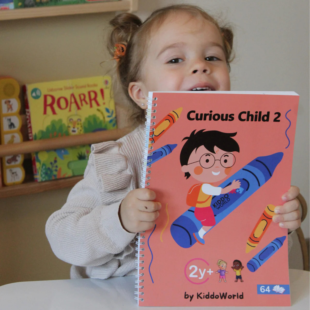 Wassermalbuch – Folge den Linien! Malen Sie mit Wasser durch Regenbögen und die Natur, wiederverwendbar (8 Seiten, 6–24 Monate)