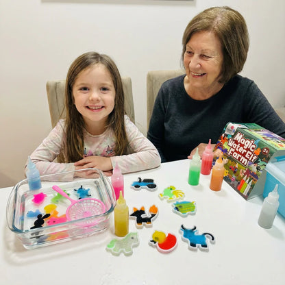 Wassermalbuch – Folge den Linien! Malen Sie mit Wasser durch Regenbögen und die Natur, wiederverwendbar (8 Seiten, 6–24 Monate)