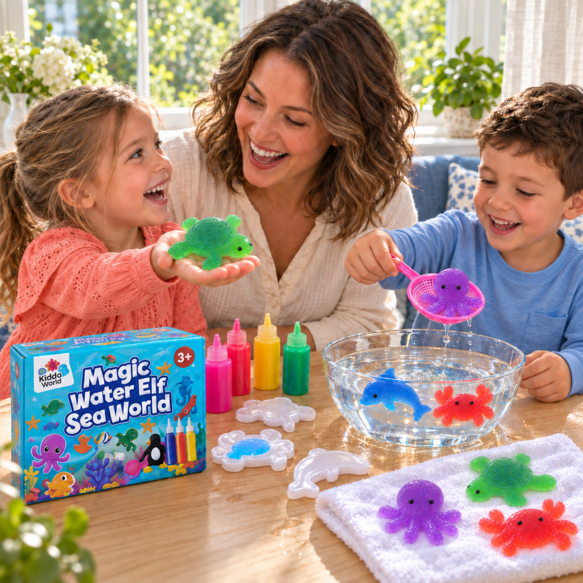 Magic Water Squishies – Creative 3D Figure Making Kit | 3+ Years