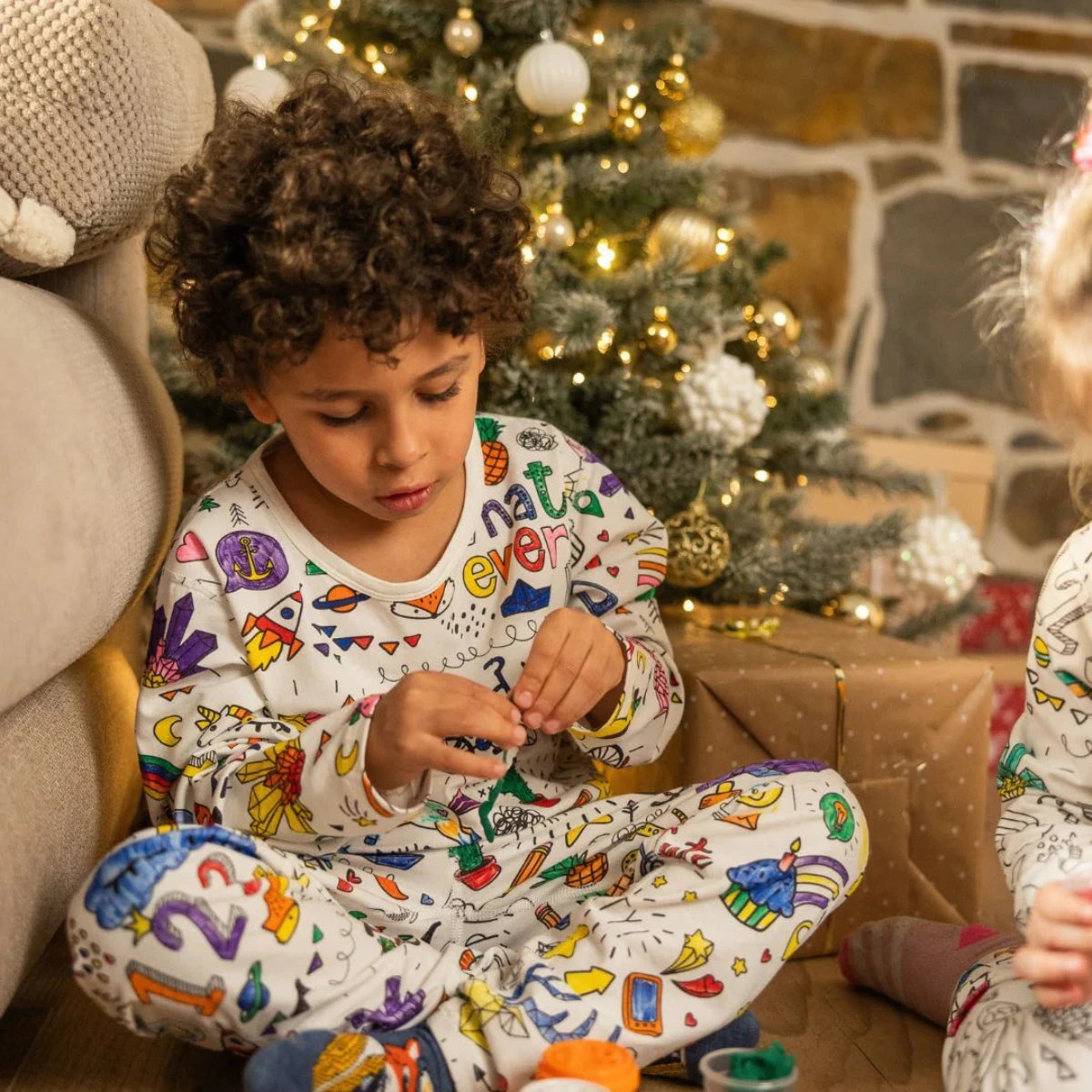 Zweiteiliges Pyjama-Set für Kinder - Color Me! 🍭 Candy