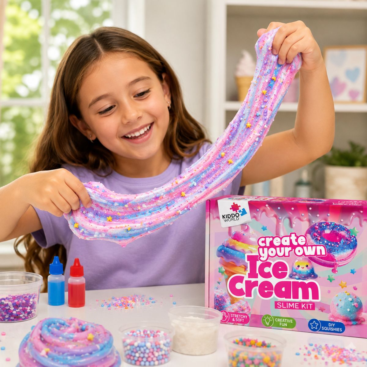 DIY Slime Squishies – Ice Cream (Ages 4+)