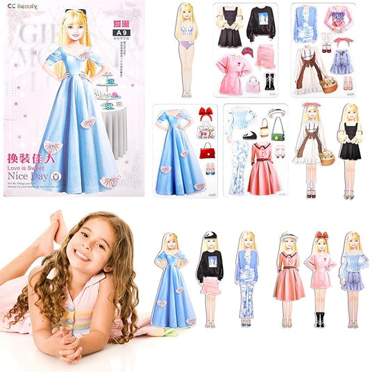 Magnetic Princess Dress Up Baby – The Ultimate Creative Toy for Little Fashion Designers!