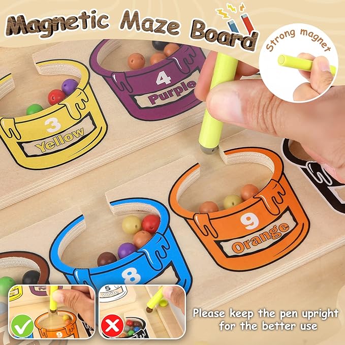 Montessori Magnetic Color Matching Board