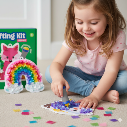 Tufting Kit | Sensory Creative Play with Colorful Pieces | for Kids 4+