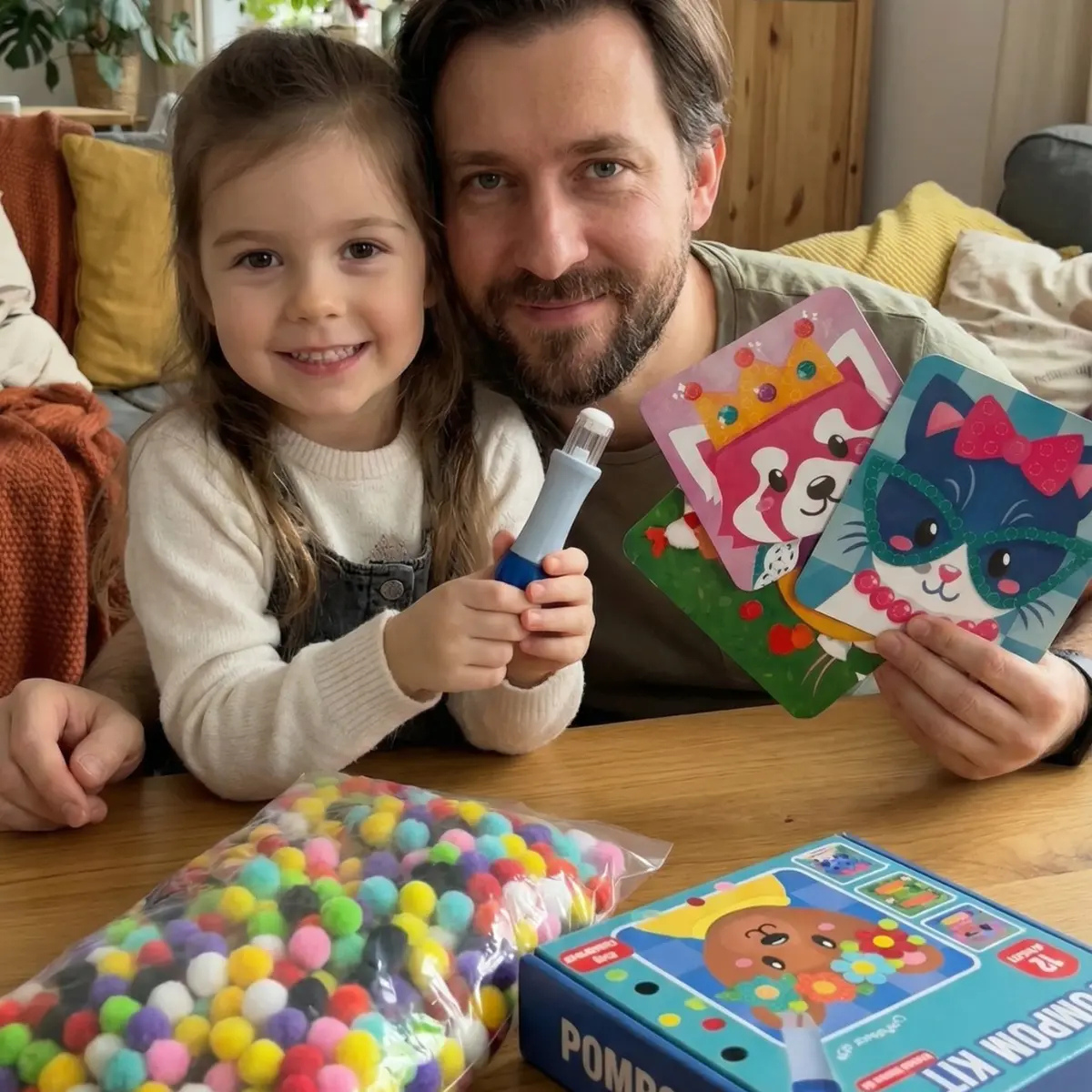ULTIMATE CREATIVE BUNDLE: Pom Pom Kit, Tufting Kit & Foil Fun Princesses