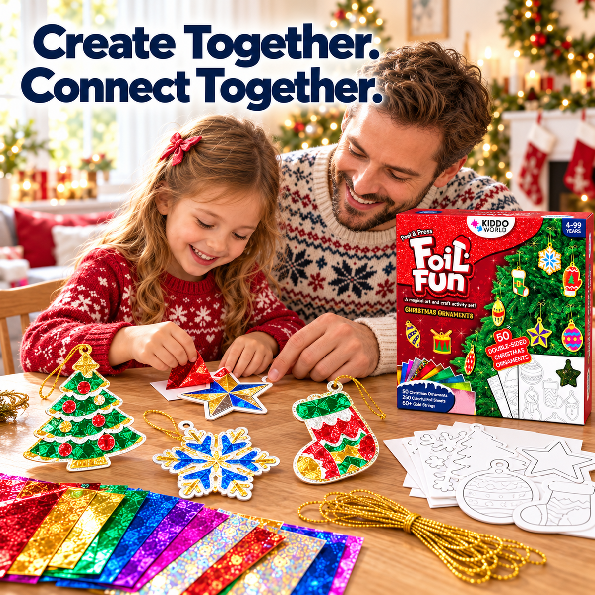 Foil Fun – sparkly Christmas ornaments, image 8