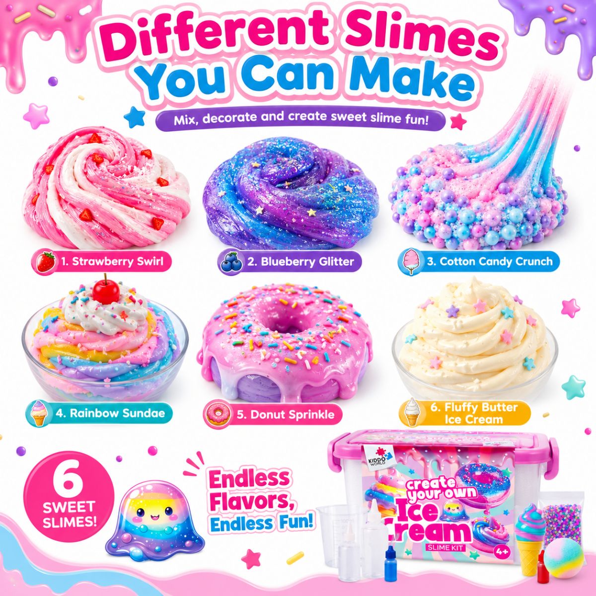 DIY Slime Squishies – Ice Cream (Ages 4+)