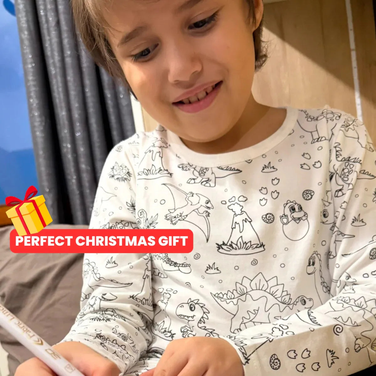 Zweiteiliges Pyjama-Set für Kinder - Color Me! 🦖 Dinosaurier