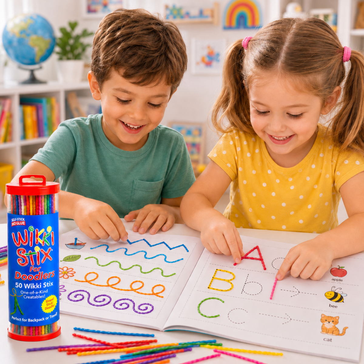 Wikki Stix Magic Waxed Yarn (50-piece set, 3+ years)