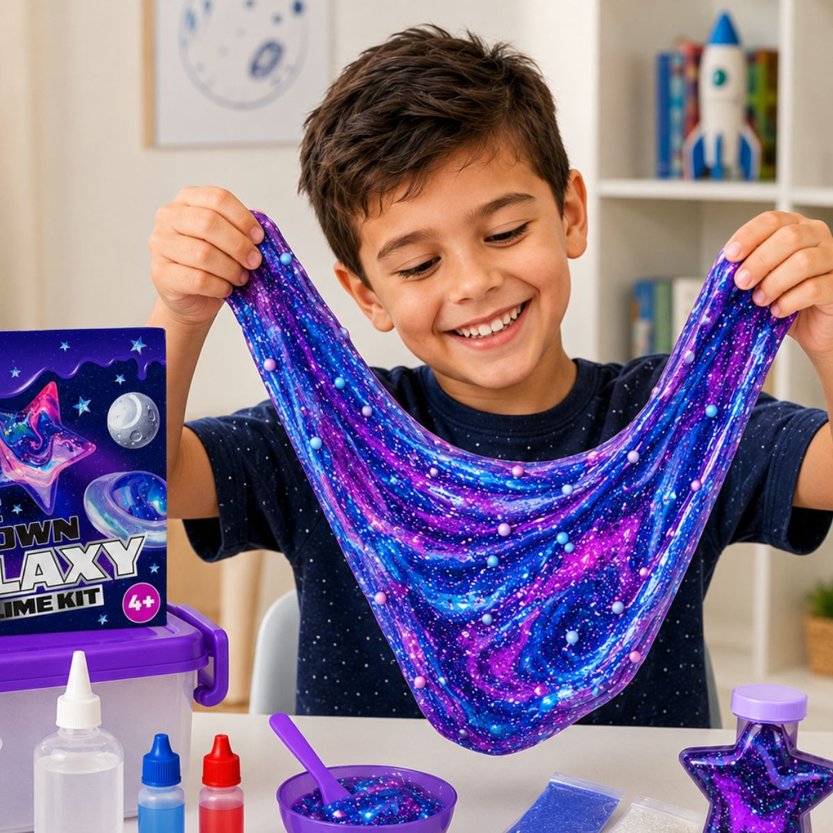 DIY Slime Squishies – Galaxy (4+ years)