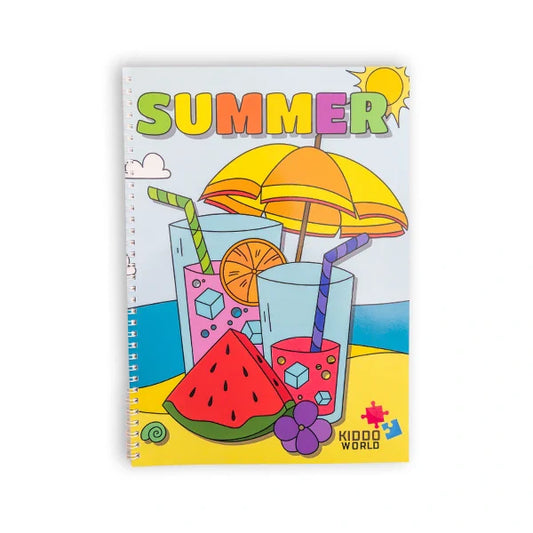 Livro de colorir de verão