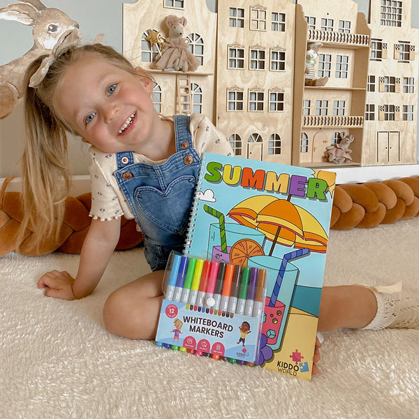 Livro de colorir de verão