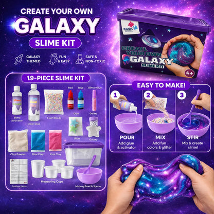 Galaxy Slime Kit – creative fun for kids aged 4+
