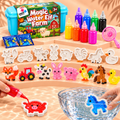 Magic Water Squishies – Creative 3D Figure Making Kit | Farm | 3+ Years