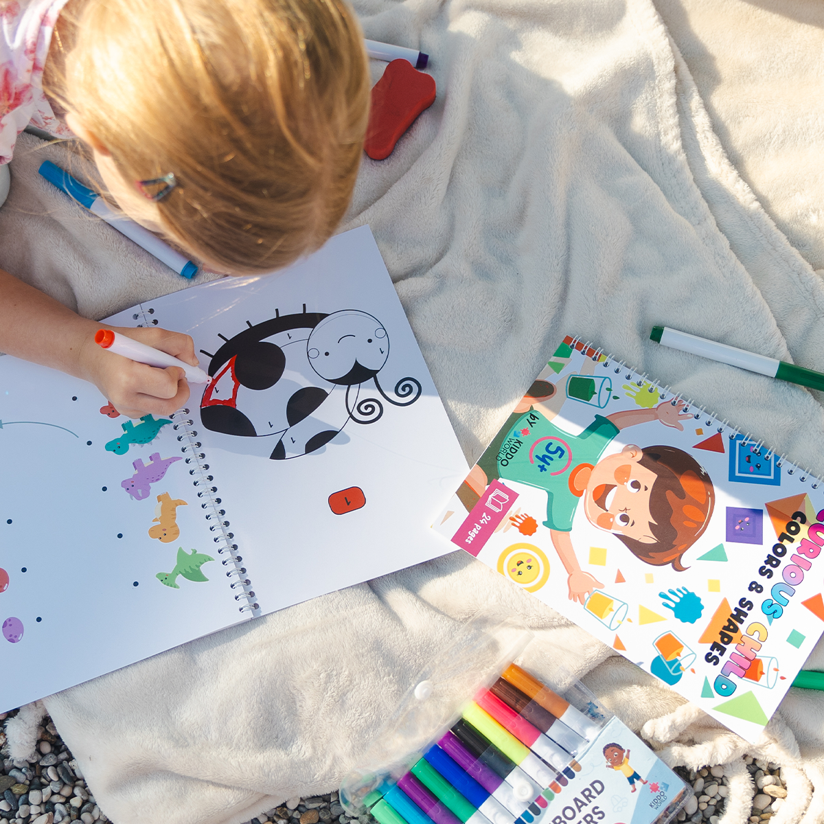 Curious Child: Montessori Colors & Shapes Workbook (ages 5+)