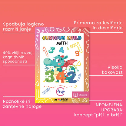 Curious Child Math Workbook (4+ years)