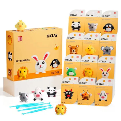 Pet Paradise Air Clay – soft modeling clay that air dries, for kids 3+