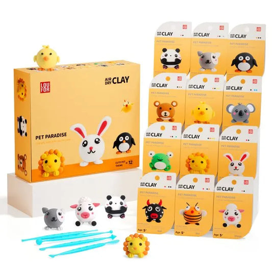 Pet Paradise Air Clay – soft modeling clay that air dries, for kids 3+