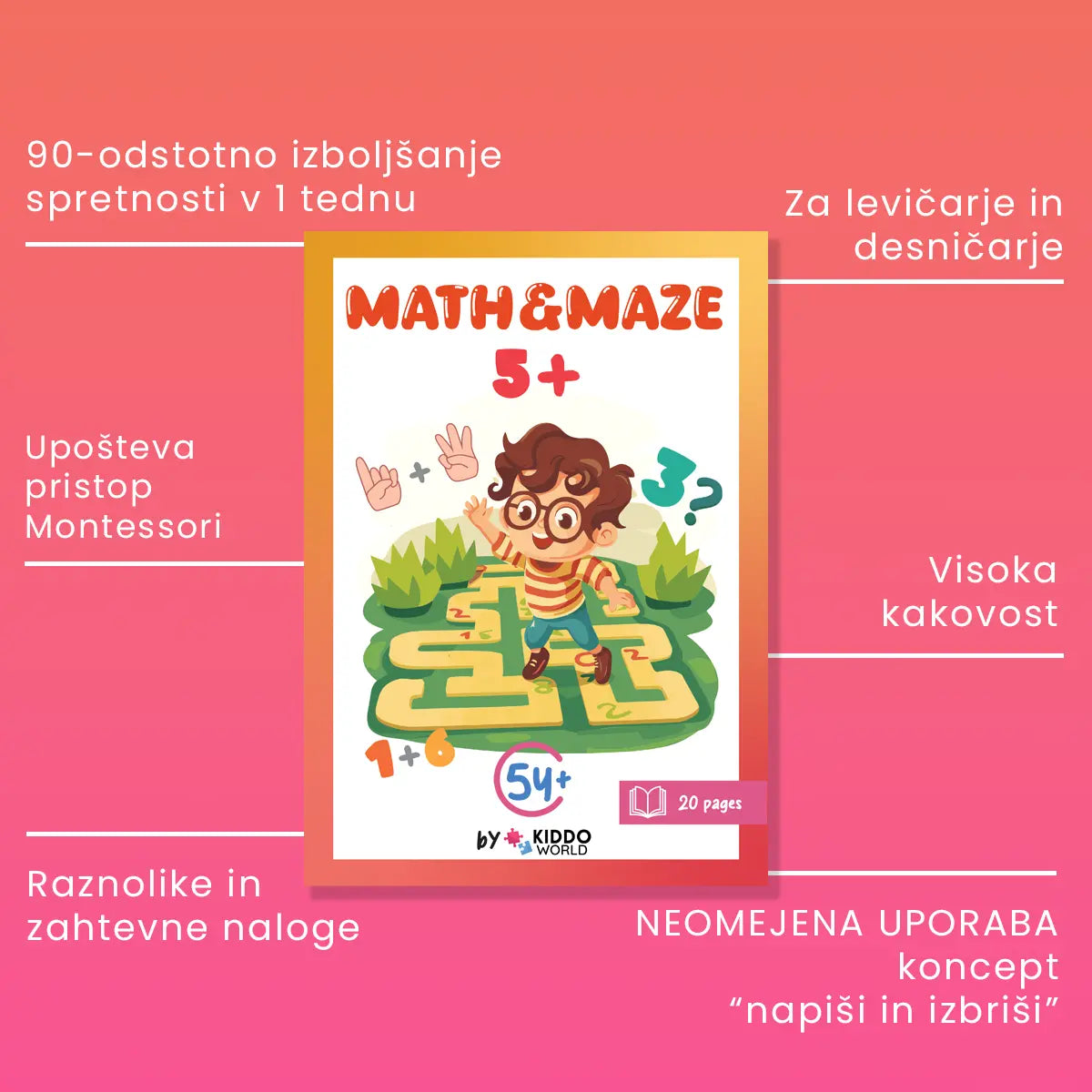 Paket: MATEMATIKA ZA PREDŠKOLCE