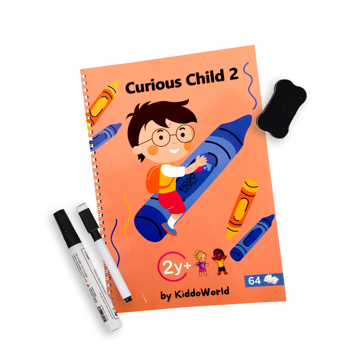 Pracovný zošit na sledovanie čiar Curious Child 2 (od 2 rokov)