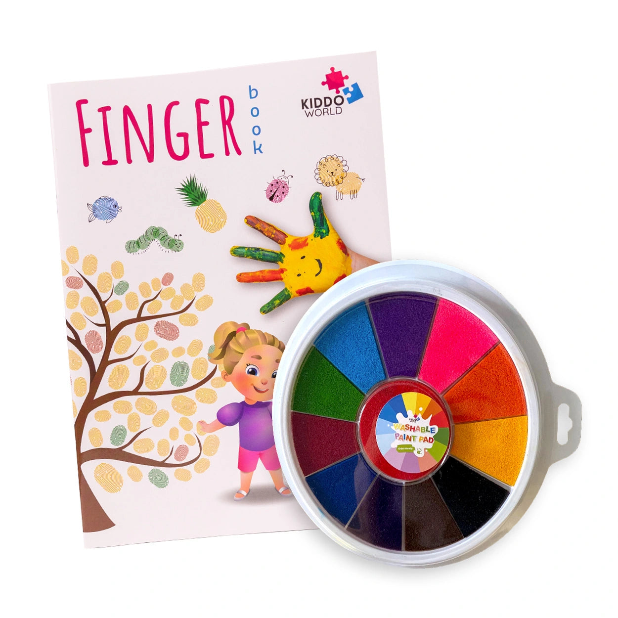 Fingerprint Art Coloring Book (3+ years)