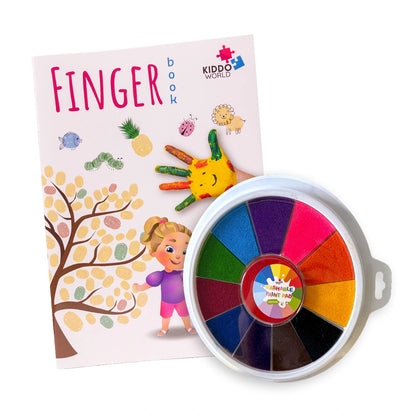 Fingerprint Art Coloring Book (3+ years)