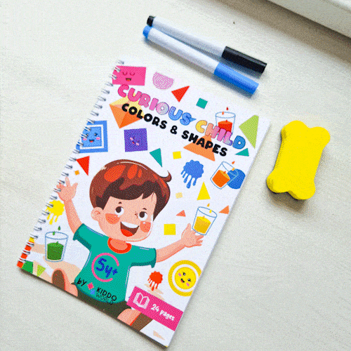 Curious Child: Montessori Colors & Shapes Workbook (ages 5+)