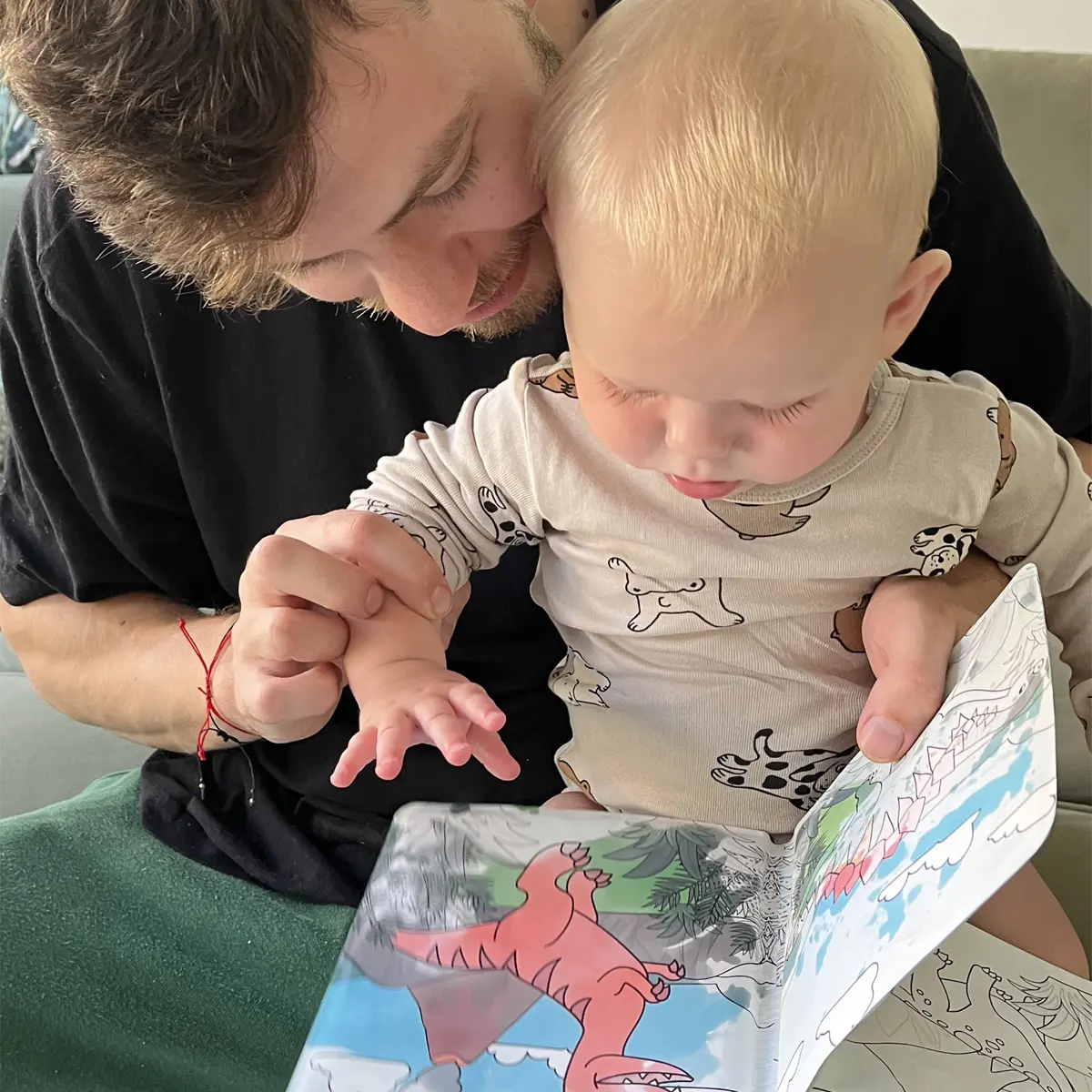 Livro de Colorir com Água Mundo Marinho (6+ meses)