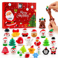 Christmas Squishy Advent Calendar – 24 Mystery Squishy Toys (3+ Years)
