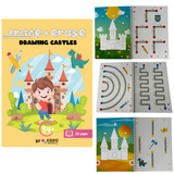 Drawing Castles - Write & Wipe Workbook- only 1€