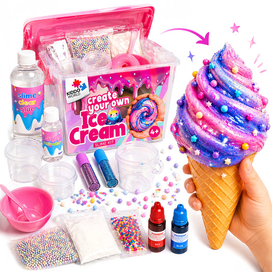 Ice Cream Slime Kit – creative fun for kids aged 4+