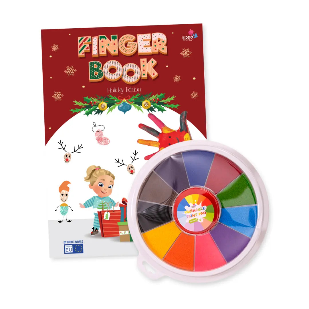 Limited Edition: Christmas Finger Painting Coloring Book