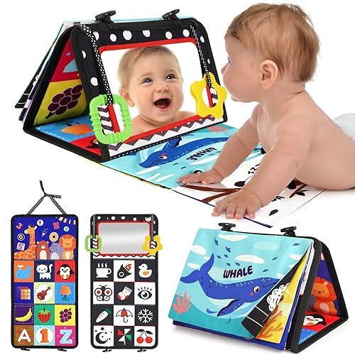 Tummy time baby mirror infant toy (0-12 months)