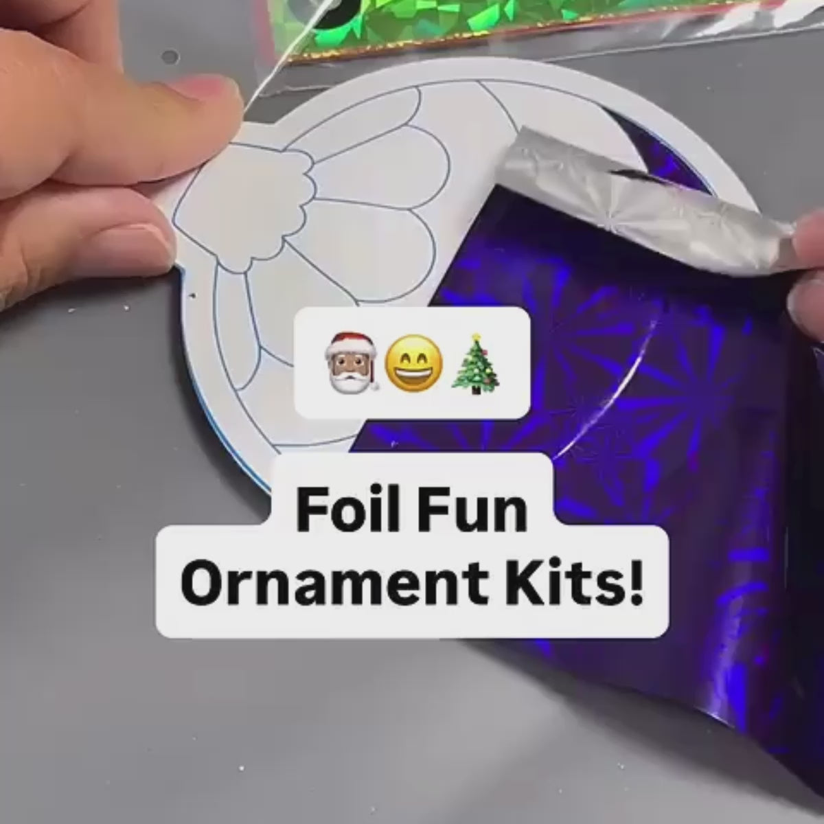 Magical Shiny Decorations for the Christmas tree, windows or walls (4+ years)