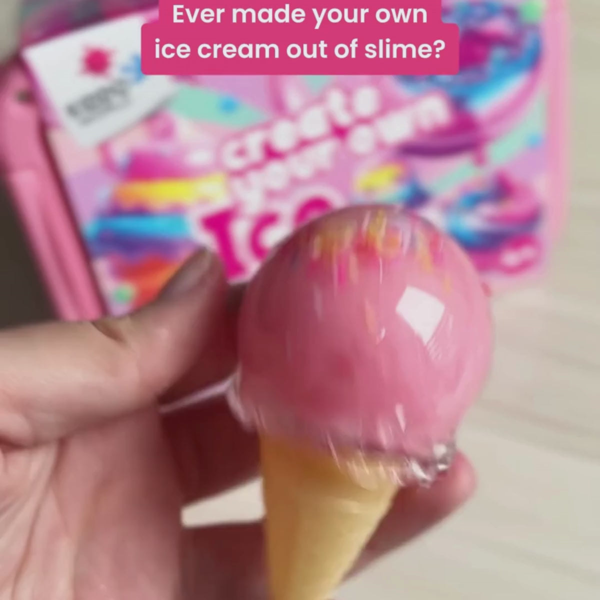 DIY Slime Squishies – Ice Cream (Ages 4+)