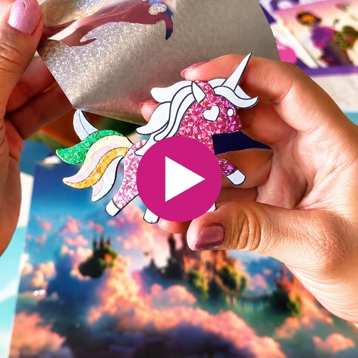 Foil Fun: Unicorns & Princesses – Create Sparkling Fairytales with No Mess! (4+ years)