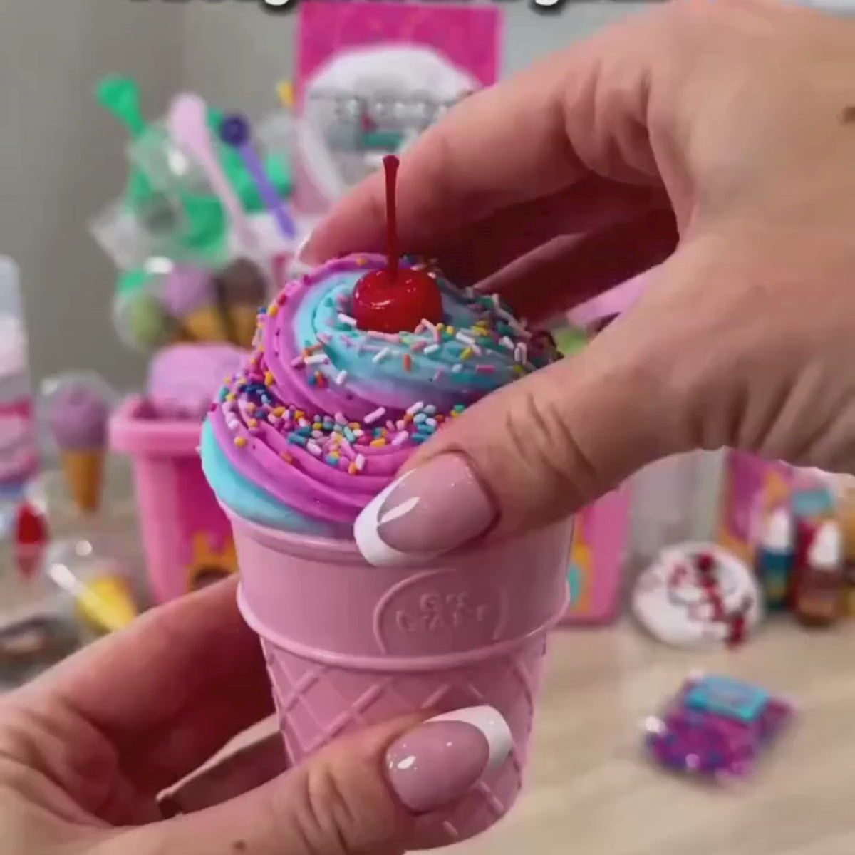 DIY Slime Squishies – Ice Cream (Ages 4+)